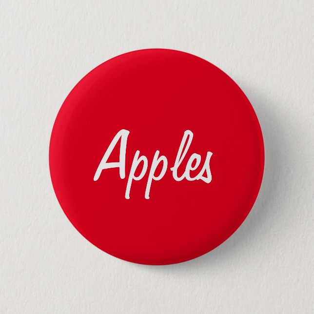 Äpfelknopf Button (Vorderseite)