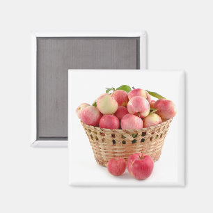 Apfelkörbe, Ernte, Herbst Magnet