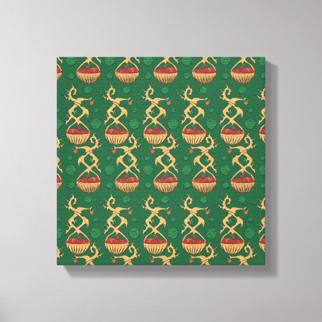 Apfelkörbe IV Leinwanddruck (Vorderseite)