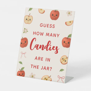 Apfelkuchen-Dusche von meinem Auge schätzt wie vie Sockelschild