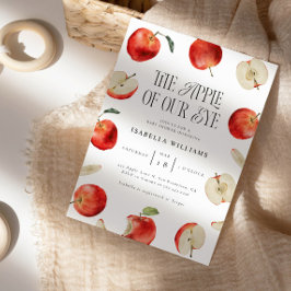 Apfelkuchen mit unserer Augendusche Einladung