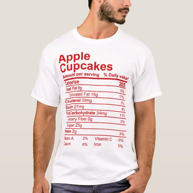 Apfelkuchen T-Shirt (Vorderseite)