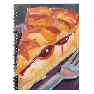 Apfelkuchen Thanksgiving Wasserfarben Notizblock