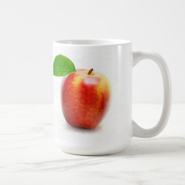 Apfelmalerei - Tasse (Rechts)