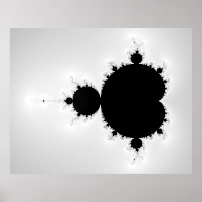 Apfelmännchen Mandelbrot Set Poster (Vorne)