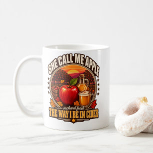 Apfelmost Sie nennt mich Apfel, so wie ich Most bi Kaffeetasse