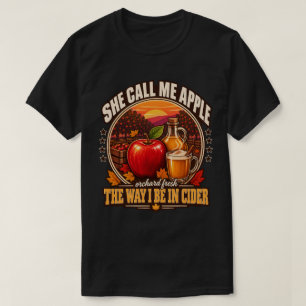 Apfelmost Sie nennt mich Apfel, so wie ich Most bi T-Shirt