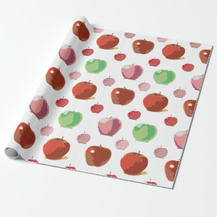 Äpfelmuster Geschenkpapier