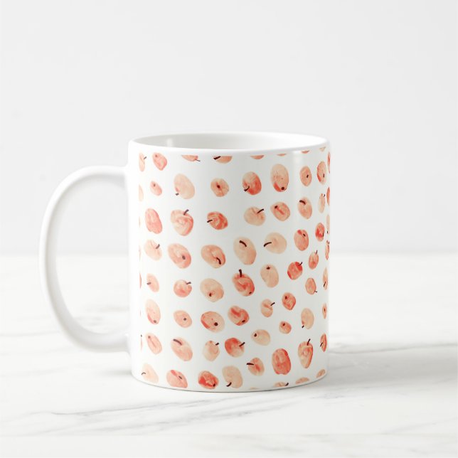 Äpfelmuster Kaffeetasse (Links)