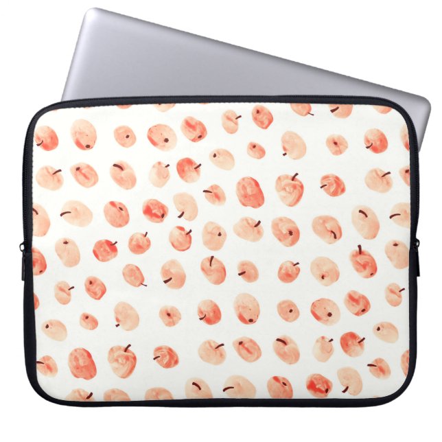 Äpfelmuster Laptopschutzhülle (Vorderseite)