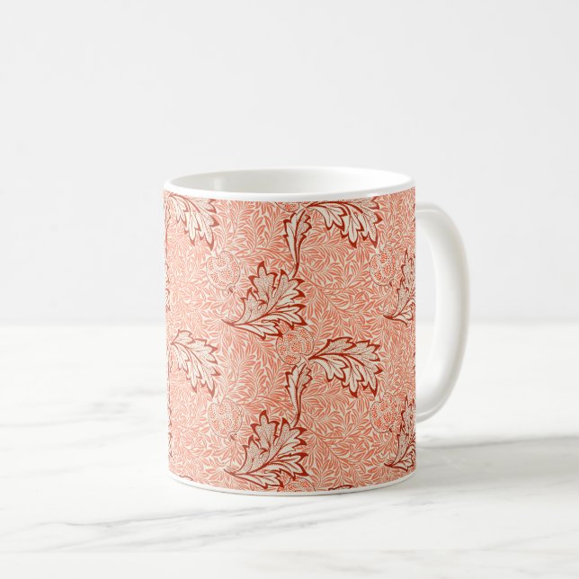 Apfelmuster (von William Morris) Kaffeetasse (VorderseiteRechts)