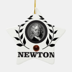 Apfelnewtonkunst Keramikornament