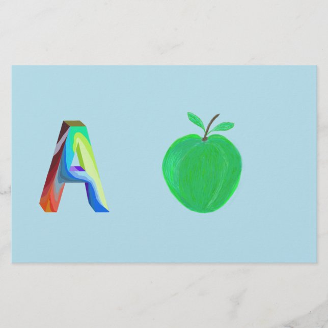 Apfelpapier (Vorderseite)