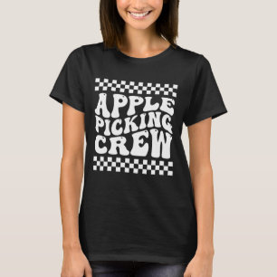 Apfelpflückcrew Spaß Herbst Obstgarten Apfelernte T-Shirt