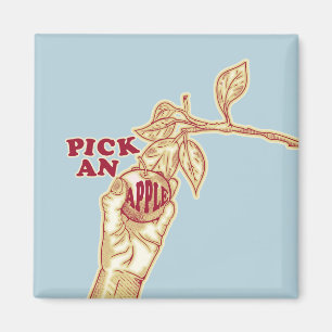 Apfelpflücken Magnet