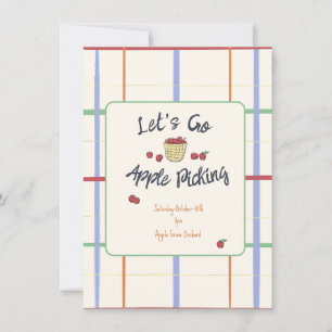 Apfelpflücker-Party Einladung