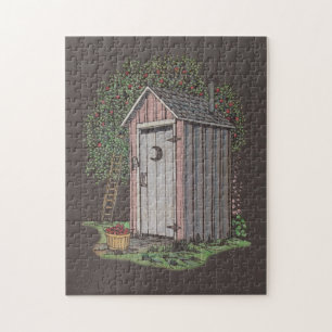 Apfelplantage Außentoilette Puzzle