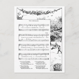 Apfelplantagenlied Postkarte