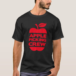 Apfelsaft Crew Niedliche Familienernte Herbst T-Shirt