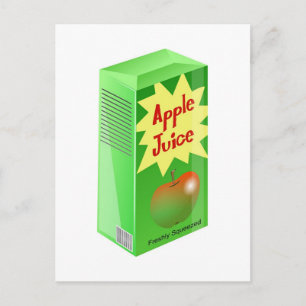 Apfelsaft Postkarte