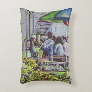 Apfelsinen erfordern Äpfel, Misloc Zierkissen