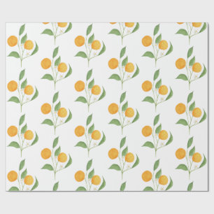 Apfelsinen Geschenkpapier