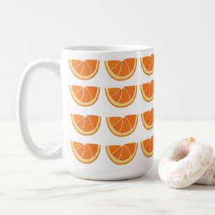 Apfelsinenscheibe kaffeetasse