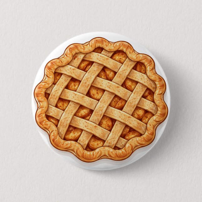 Apfelstrudel Button (Vorderseite)