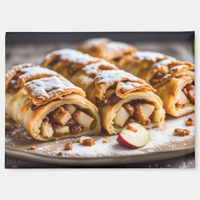Apfelstrudel Magnet (Vorderseite)