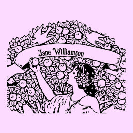 Äpfelweibchen Gummistempel