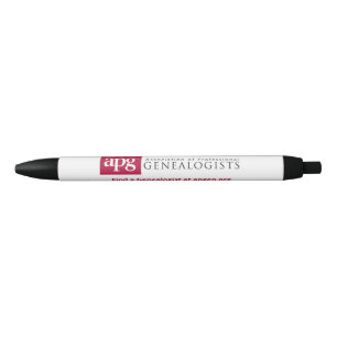 APG "Find a Genealogist" Pen mit schwarzer Tinte Kugelschreiber