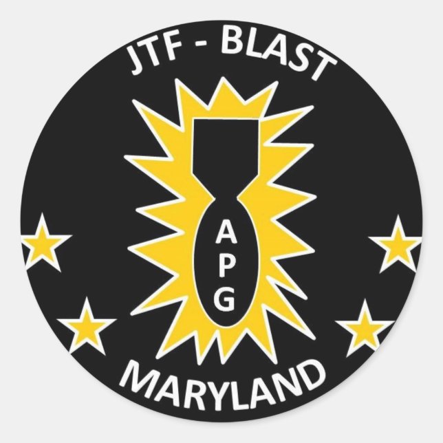 APG Ice Hockey Runder Aufkleber (Vorderseite)