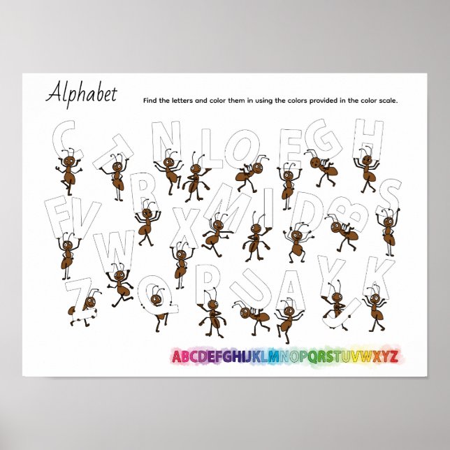 Aphabet Poster (Vorne)