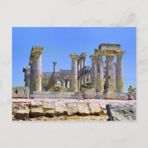 Aphaia-Tempel auf Aegina 089 Postkarte