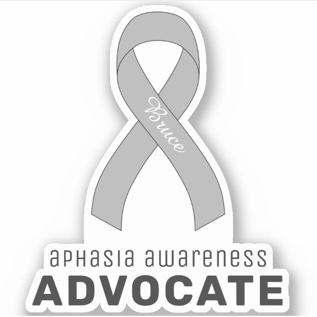 Aphasia Awareness Advocate Vinyl Sticker (Vorderseite)
