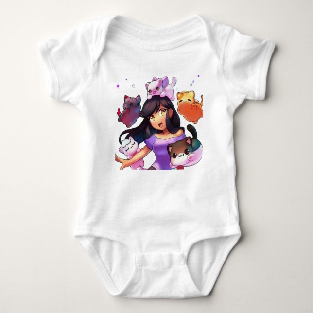 Aphmau Kawaii Baby Strampler (Vorderseite)