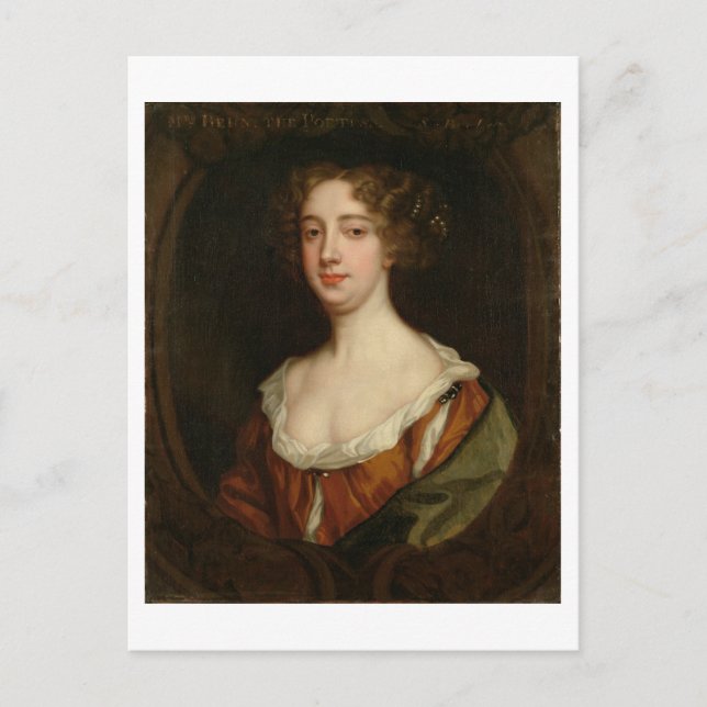 Aphra Behn (1640-89) (Öl auf Leinwand) Postkarte (Vorderseite)