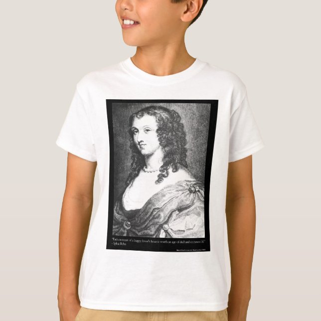 Aphra Behn Liebe Zitat T-Shirts Karten Geschenke e (Vorderseite)