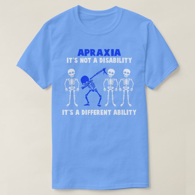 Aphraxie ist sich seiner Tatsache bewusst, dass es T-Shirt (Design vorne)
