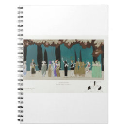 Aphrodite-In den Gärten der Goddess Mode Notizblock