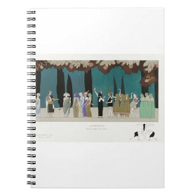 Aphrodite-In den Gärten der Goddess Mode Notizblock (Vorderseite)
