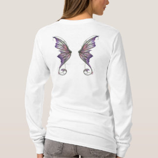Aphrodite-Lavendel-Fee-Flügel T-Shirt