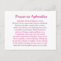 Aphrodite Postkarte