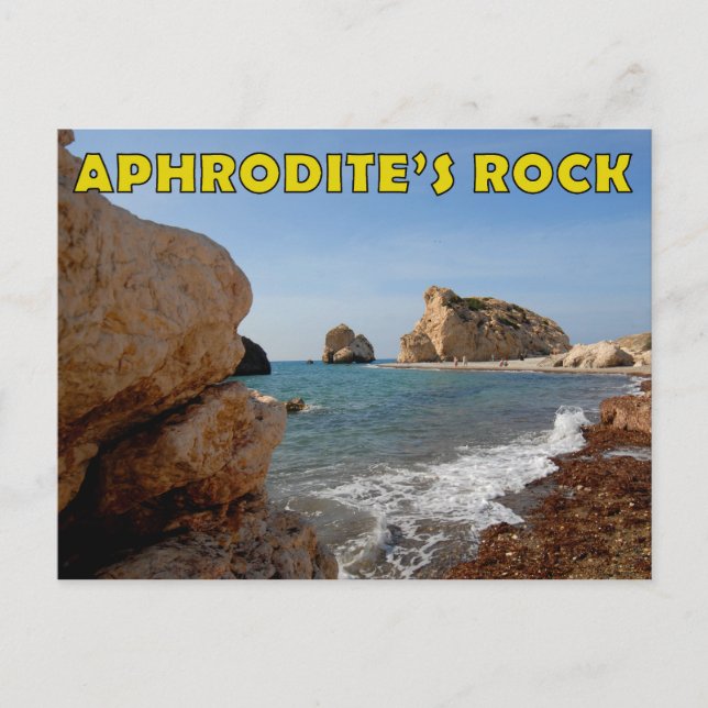 Aphrodite-Stein Zypern-Postkarte Postkarte (Vorderseite)