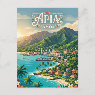 Apia Samoa Postkarte