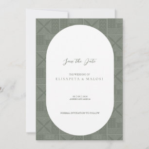 Apia Wedding Save the Date Einladung