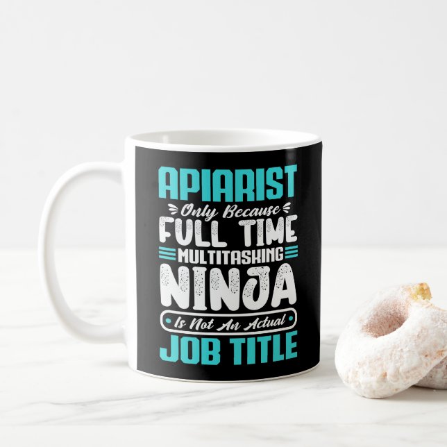 Apiarist Beekeeping job Apiary Career Kaffeetasse (Mit Donut)