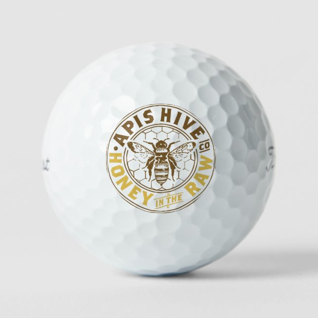 Apis Hive & Honey Co. Golf Balls Golfball (Vorderseite)