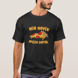 Apizza Ct Pizza Hauptstadt der World New Haven Con T-Shirt