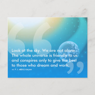 APJ Abdul Kalam Erfolgsquote Postkarte